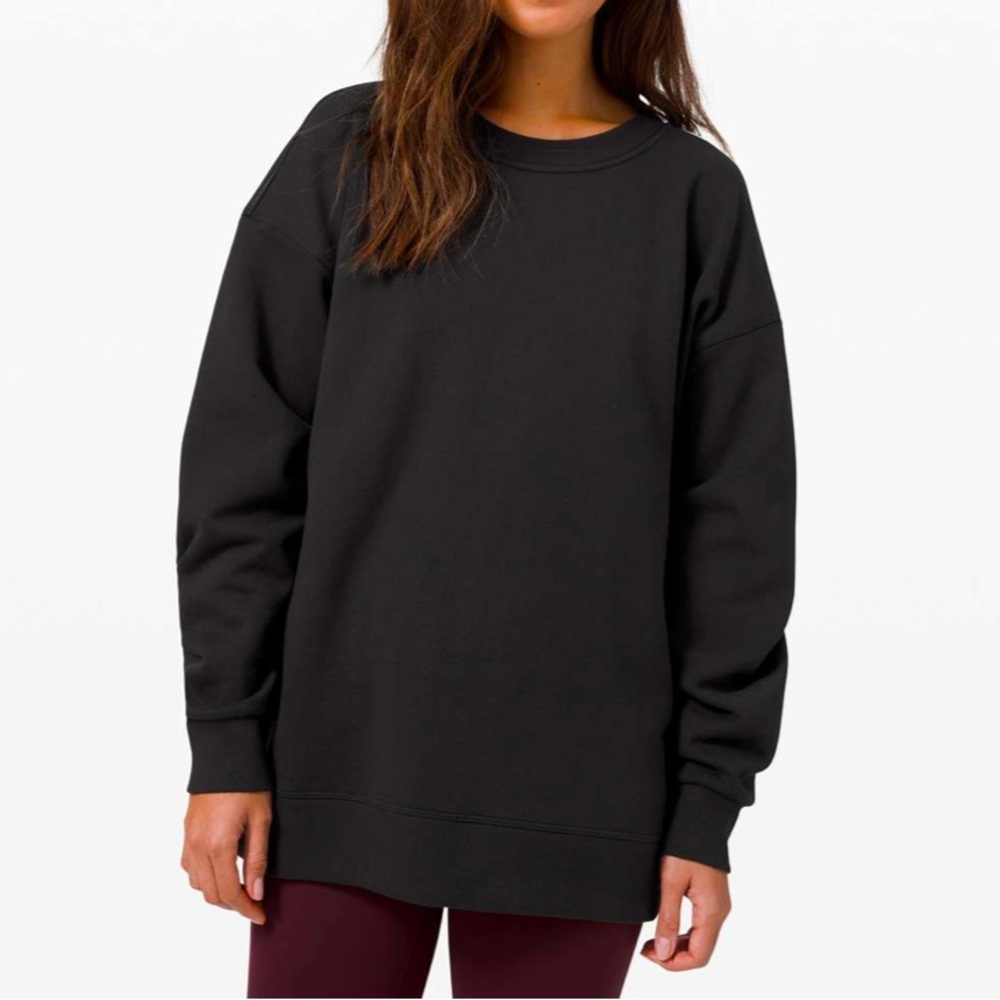 Lululemon Perfectly Oversized Crew Black Size 20
